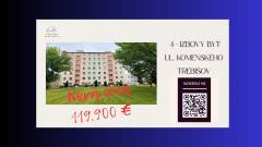 4 - izbový byt v centre Trebišova
